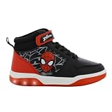 Leomil Spiderman Schuhe Kinder Turnschuhe Jungen, Schwarz, EU 29
