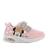 Leomil Disney Minnie Schuhe Mädchen Blinkschuhe Kinder 28, Ideal for Schule und Freizeit, Rosa