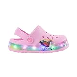 Swedemount Glimra Blink Clog Junior Sandalen mit LED-Lichtern für Mädchen und Jungen