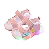 CUTeFiorino Badeschuhe Baby Kinderschuhe mit Leuchtschuhen -Leucht-Sportschuhe Freizeitschuhe Atmungsaktive Baby-Kinderschuhe Herren Sneaker (Pink, 20)