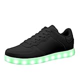 Led-leucht-Sneakers Für Damen Lnssige Wanderschuhe Den Tnglichen Gebrauch Freien Bequeme rutschfeste Lederschuhe Zum Hineinschlüpfen Modische Sportschuhe
