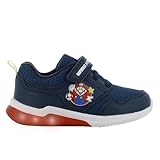 Leomil Super Mario Schuhe Leuchtschuhe Jungs 31, Ideal for Schule und Freizeit, Blau
