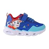 Paw Patrol Sportschuhe für Kinder, leichte Eva-Sohle mit Lichtern – Sportschuhe mit Lichtern für Kinder für Schule und Freizeit, blau, 25 EU
