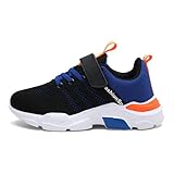 Unisex Schuhe Blinkschuhe Kinder Jungen Turnschuhe Jungen Mädchen Sportschuhe Laufschuhe Hallenschuhe Sneakers Mesh Atmungsaktiv Hallenschuhe Tennisschuhe Leicht Outdoor Fitness Sneaker (c-Blue, 33)