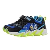 Leomil Sonic Schuhe Blinkschuhe Kinder Jungen 29, Ideal for Schule und Freizeit, Schwarz