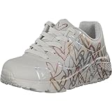 Skechers Mädchen UNO Lite Metallic Love Sneakers,Sports Shoes, Naturfarben Mehrfarbig, 35 EU