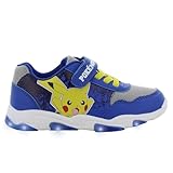 Leomil Pokémon Schuhe Blinkschuhe Kinder Jungen 31, Ideal for Schule und Freizeit, Blau