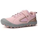 Mishansha Unisex-Kinder Turnschuhe Trekkingschuhe Mädchen Wanderschuhe Outdoor Sportschuhe Licht Pink 28 EU