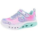 Skechers Mädchen Flutter Heart Lights Simply Love Sneaker, Lavendel Multi, 25 EU