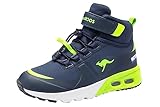 KangaROOS Jungen Kx-hydro Sneaker, Dk Navy Lime, 34 EU