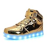7-Farben LED Schuhe USB Ladelicht Schuhe Licht blinkende Schuhe Licht Sportschuhe Tanzschuhe Damen Männer Kinder Sportschuhe