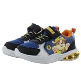 Leomil Paw Patrol Blinkschuhe Jungen, Schwarz, EU 24