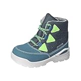 RICOSTA Baby Jungen Winterstiefel Emil,Kinder Lauflernschuhe,WMS:Weit,lose Einlage,Sympatex,waschbar,Outdoor-Kinderschuhe,Storm/Arctic (540),22 EU
