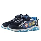 Leomil Paw Patrol Blinkschuhe Schuhe Jungen 28, Ideal for Schule und Freizeit, Blau