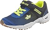 Lico Unisex Kinder BARNEY VS Hallenschuhe, Blau/ Schwarz/ Lemon, 30 EU