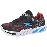 Skechers Jungen 400137l Bkrb Sneaker, Schwarz, 32 EU