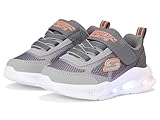 Skechers Meteor-Lights Krendox Sneaker, Grey, 24 EU