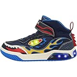 Geox Jungen J Inek Boy Sneakers, Navy Lt Blue, 29 EU