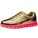 LED Schuhe Damen Schuhweiter Paare Leichte Freizeitschuhe Karneval Sportschuhe Sommer Wanderschuhe Bunte Leuchtende Segelschuhe Gesundheitsschuhe Sicherheitsschuhe