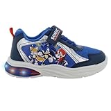 Leomil Sonic Schuhe Blinkschuhe Kinder Jungen 30, Ideal for Schule und Freizeit, Blau