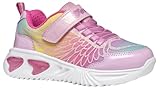 Geox J Assister Girl B Sneaker, PINK/Multicolor, 31 EU
