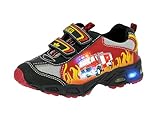Lico Jungen Hot V Blinky Sneaker, Rot Schwarz Gelb, 26 EU