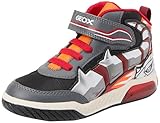 Geox JUNIOR J INEK Boy MID Easy Entry DK Grey/ORANGE 35_EU