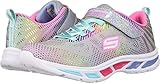 Skechers Mädchen Litebeams-Gleam N'dream Sneaker, Silber, 33 EU